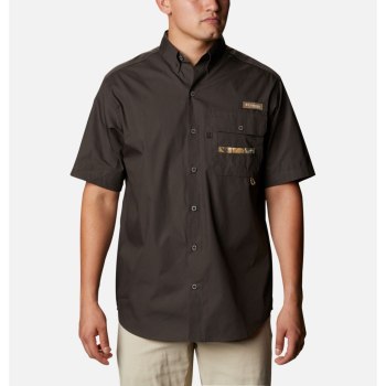 Columbia Muške Košulje - Sharptail Short Sleeve Sive | FXDQ-59420